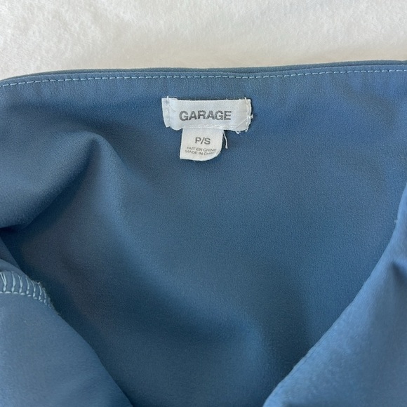 Garage Crop Top Sports Bra Bralette Spaghetti Straps Blue Size Small - Picture 5 of 9